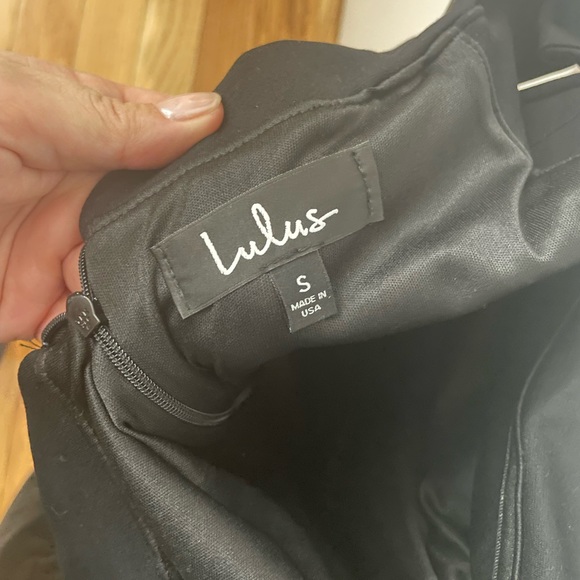 Lulu’s Black Season of Fun Black Off-the-Shoulder
Skater Dress size S (NWT) - Picture 2 of 4